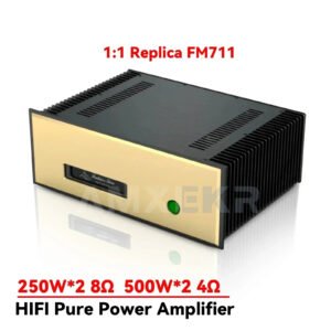 CHUBAN Reference-Grade Swiss FM711 Amplifier 500W*2 RCA Input 2.0 Stereo Pure Power Amplifier Audio Surpassing Dartzeel