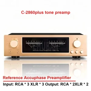 CHUBAN Accuphase C 2860 Plus Reference-Grade Fully Balanced Preamplifier, Hi-Fi Class A Audiophile Grade, with Remote Control