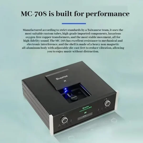 AMXEKR 1:1 clone McIntosh MC708 CD player pure tube fever high fidelity ESS9038Pro×2 dual decoding home audio