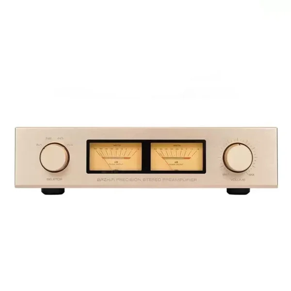 CHUBAN Replica Accuphase C-245 Circuit Full Balanced HiFi Fever Preamplifier with Remote Control VU Meter RCA XLR Input Output