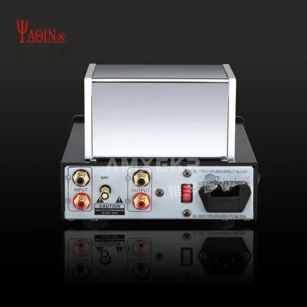 YAQIN MS-23B Vinyl Phono Amplifier HiFi Tube Player with 12AX7/ECC83 X2 - Premium Vinyl Disc Amplification for Audio Enthusiasts