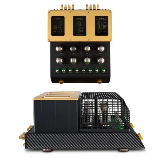 AMXEKR 1:1 replica of the Mcintosh MC150 150W high-power, high-fidelity, high-performance amplifier, compatible with ATC high-en