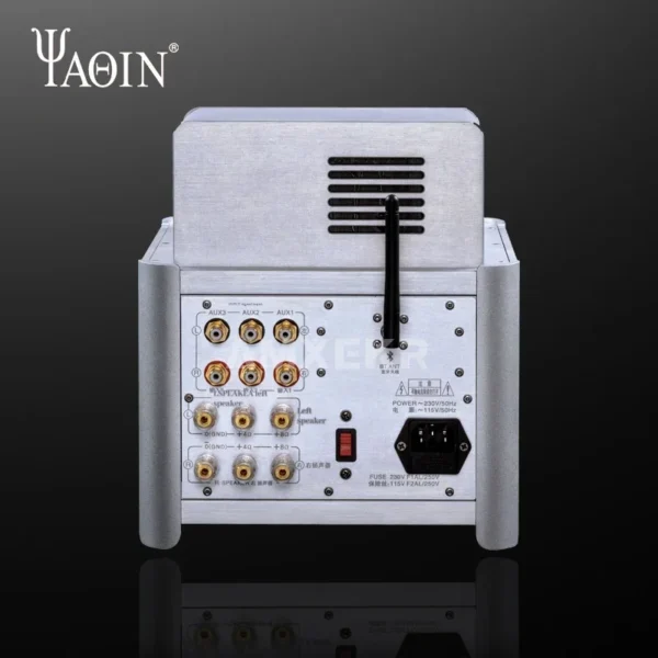 YAQIN MS-6P14 Tube Amplifier EL84 Tube Bluetooth 11W*2 Amplifier Fever HiFi High Power Audio Amplifier