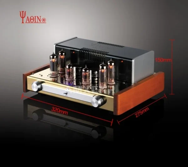 YAQIN MC-84L Tube Amplifier EL84 Tube Amplifier Fever HiFi Audio High Fidelity 12W*2 Power Amplifier Home