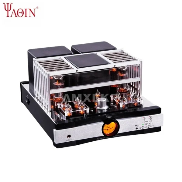YAQIN MS-20B 40W X 2 Channel Tube Amplifier EL34 Tube Integrated Bluetooth HiFi Push-Pull Home Audio System With remote control