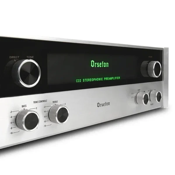 AMXEKR 1:1 Clone Mcintosh C22 HIFI Tube Preamplifier MM/MC Phono Amplifier 12AT7 Tube Preamplifier