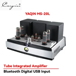 YAQIN MS-20L EL34 Tube Amplifier HiFi Bluetooth USB Digital Combined Imported Tube Speaker with Remote Control