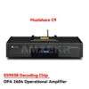 MUZISHARE C9 CD Player HiFi Music Streaming Audiophile Vacuum Tube ES9038Q2M Decoder HD Bluetooth 6KE8 Light