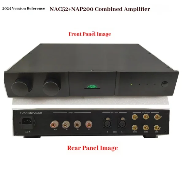 CHUBAN 250DR Amplifier Reference Specifications (NAC52 and NAP200 circuitry) 2.0 Channel RCA XLR Input Integrated HiFi Amplifier