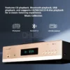 DP560Plus HIFI Audiophile CD Player Record Player 9038 Decoding 5.0 Bluetooth Lossless USB Balanced Output with Remote Control