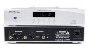 AMXEKR CD100 Audiophile CD Player with Top-Slide Cover, Balanced Decoding, Digital RCA Output, Home Audio with Remote Control