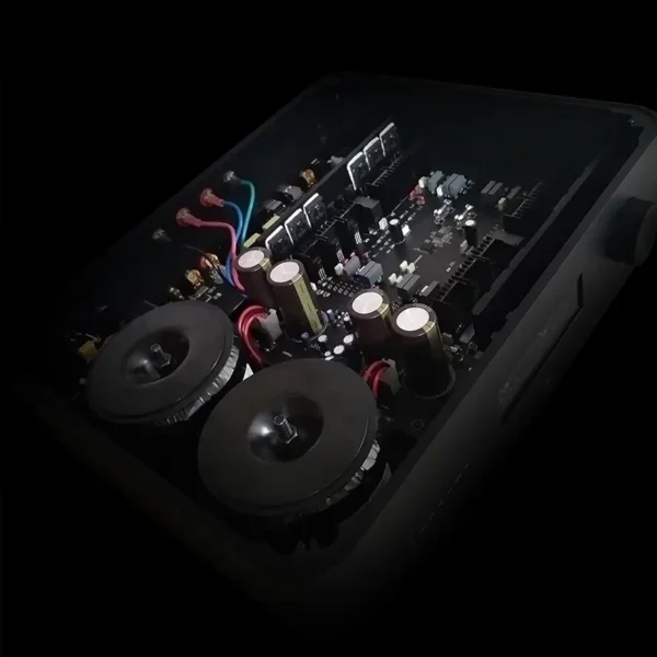 AMXEKR AMP50 Multi-functional Power Amplifier, High-end Hi-Fi Audiophile Digital Playback with Bluetooth Remote Control