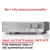 CHUBAN MA-1 Flagship Class-A Hi-Fi Preamplifier – Fully Balanced, Tone Control, Remote Included – High-End Home Audio