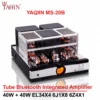 YAQIN MS-20B 40W X 2 Channel Tube Amplifier EL34 Tube Integrated Bluetooth HiFi Push-Pull Home Audio System With remote control