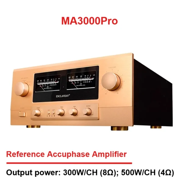 CHUBAN Reference Accuphase MA3000ProAmplifier, HiFi audiophile-grade high power500W with Balanced Input, High-End Home Audio