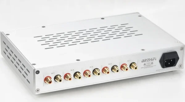 kf-S318bd72760394d1b826ed27f3f61d3d07 AMXEKR FV-2020 High-Fidelity Hi-Fi Preamplifier with Tone Adjustment, Aluminum Panel, and Gold-Plated Terminals.