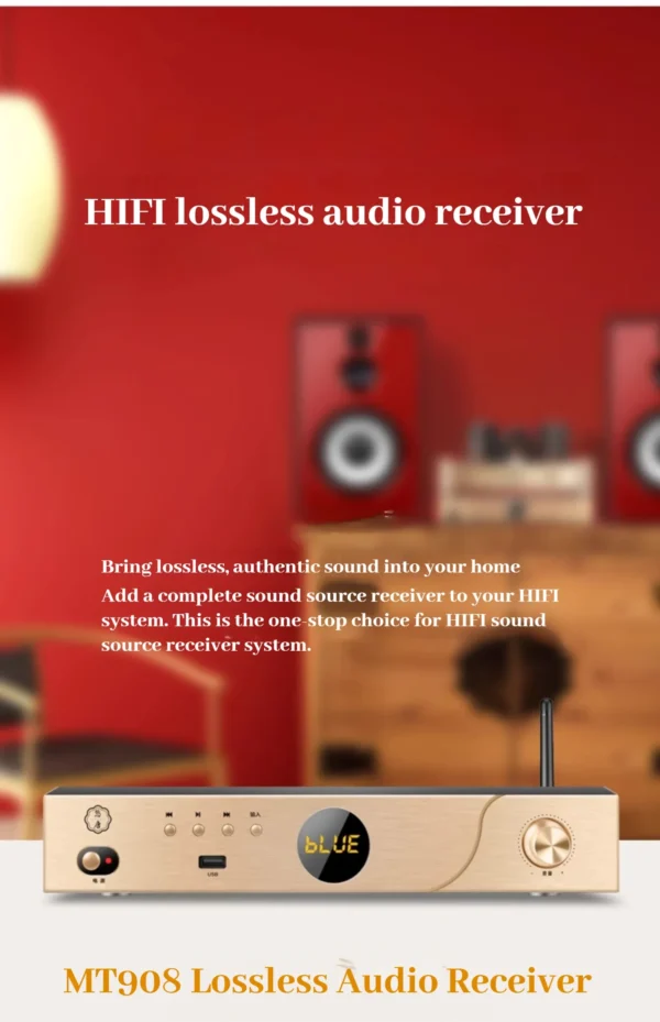 Youtang MT908 HIFI Grade Bluetooth Audio Decoder USB Lossless DAC Digital Player with U Disk Support