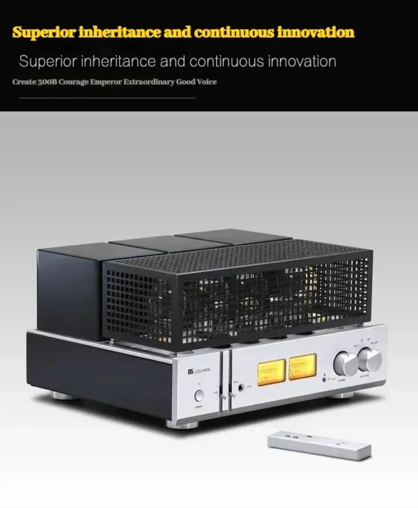 Muzishare X9 300BIntegrated Vacuum Tube Power Amplifier with Balanced MM/MC Remote Control 8W*2