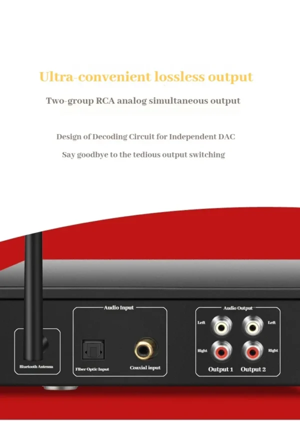 Youtang MT908 HIFI Grade Bluetooth Audio Decoder USB Lossless DAC Digital Player with U Disk Support