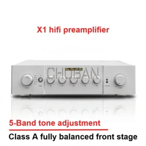 CHUBAN upgraded 5th generation X1 fully balanced audiophile-grade high-fidelit Class A preamplifierwithBluetooth remote control.