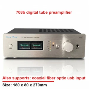 CHUBAN 708B New Tube Preamplifier, Headphone DAC Decoder, with Balanced Input, Optional Bluetooth With remote control