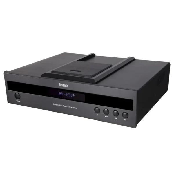 Musicnote MU6Pro Audiophile-Grade CD Player with Top Cover, Tube Balanced Output, 1795 Decoding, Digital Output, Remote Control