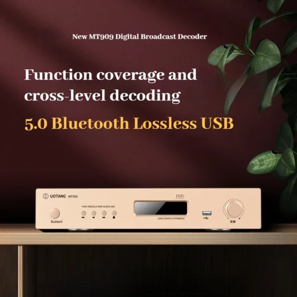 Youtang MT909 decoder hifi fever dac Bluetooth U disk lossless audio receiver DSD digital player