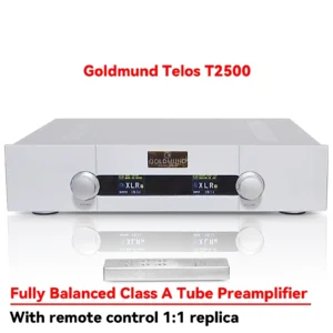 AMXEKR Goldmund Telos T2500 HiFi Flagship Pure Class A Tube Preamplifier Fully Balanced Remote Control