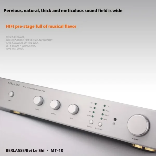 CHUBAN MT-10 Audiophile-grade Field Effect Preamplifier, 1794 Decoder, 5125 Bluetooth Module, with Remote Control, High-Fidelity