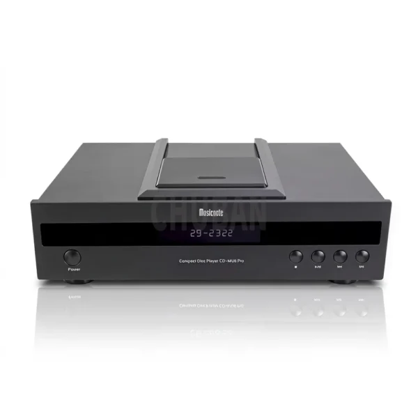 Musicnote MU6Pro Audiophile-Grade CD Player with Top Cover, Tube Balanced Output, 1795 Decoding, Digital Output, Remote Control