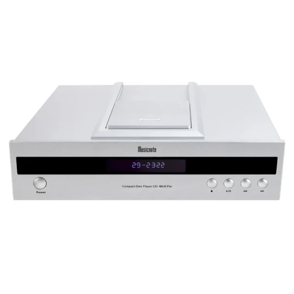 Musicnote MU6Pro Audiophile-Grade CD Player with Top Cover, Tube Balanced Output, 1795 Decoding, Digital Output, Remote Control