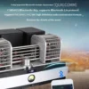 YAQIN MS-20L EL34 Tube Amplifier HiFi Bluetooth USB Digital Combined Imported Tube Speaker with Remote Control