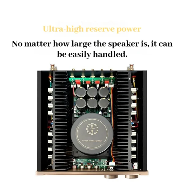 kf-S4f1453538c7d4d9c9e73fe0e817f7b1fW CHUBAN MK8600pro Audiophile Integrated Amplifier, 400W High-Power Home Power Amplifier, Switchable Class A/Class AB.