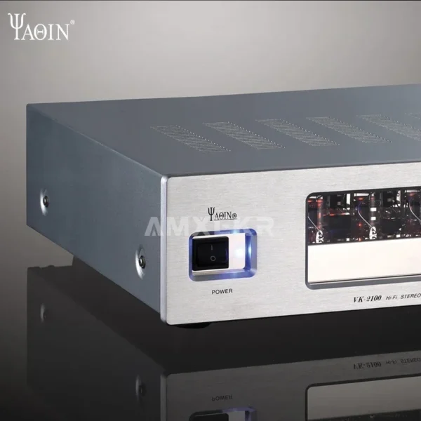 YAQIN VK-2100 High Power Tube Amplifier 85W X 2 Channels StereoHome Audio System Front Gallbladder Rear Stone HiFi Sound Quality