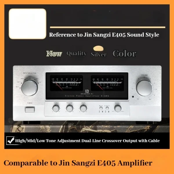 CHUBAN Reference Accuphase E405 Power Amplifier: High-Power Hi-Fi Amplifier with Imported Gold-Sealed Tubes