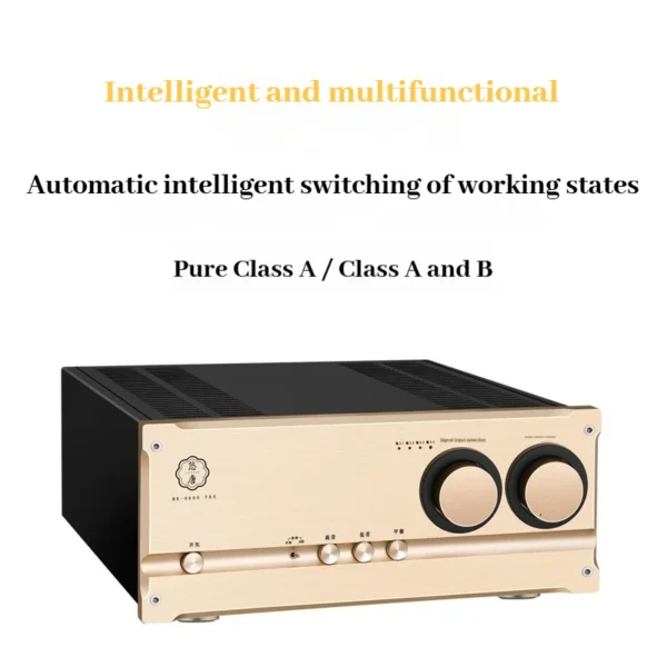 kf-S642508fb21ae4693af7b21451aa9325ao CHUBAN MK8600pro Audiophile Integrated Amplifier, 400W High-Power Home Power Amplifier, Switchable Class A/Class AB.