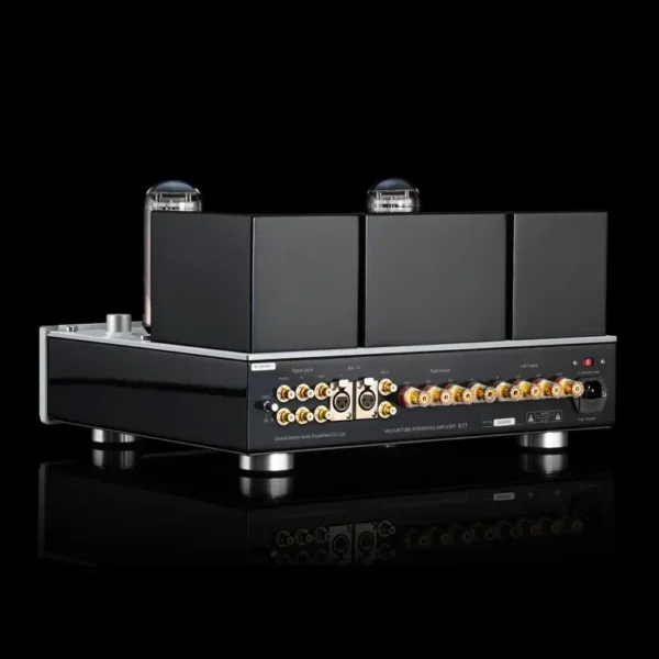 MUZISHARE X11 6L6 Push 845 Class A HiFi Tube Amplifier Integrated Vacuum Tube Power Amplifier Record Player/Headphones