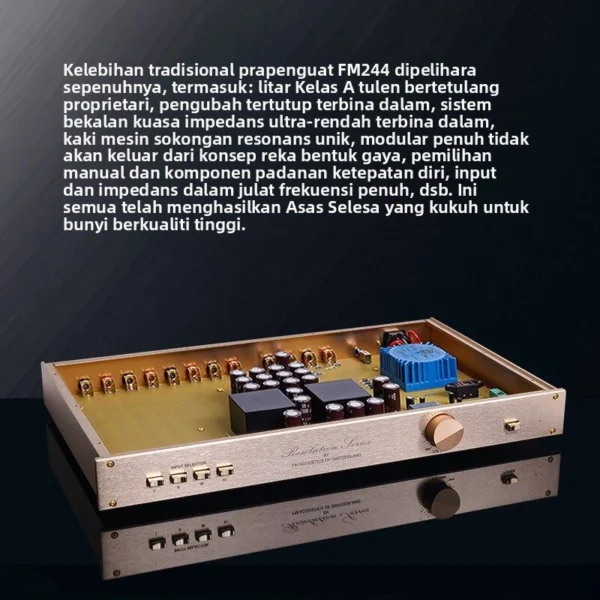 CHUBAN FM244 Hi-Fi Preamplifier/Monitor Amplifier, Replica Imported HI END FM244 Circuitry, Transistor, Talema Transformer