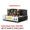 MUZISHARE X11 6L6 Push 845 Class A HiFi Tube Amplifier Integrated Vacuum Tube Power Amplifier Record Player/Headphones