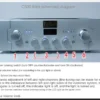 AMXEKR C500 Fully Balanced Pure A Tone Tube Preamplifier with Hifi Amplifier, Fever, High, Medium and Low Tone/pass-through