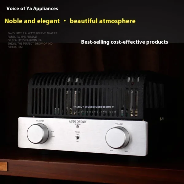 AMXEKR FU29 Fever Tube Amplifier 30W+30W, HIFI Push-pull Tube Amplifier, Manual Scaffolding. Input Sensitivity: 200mV