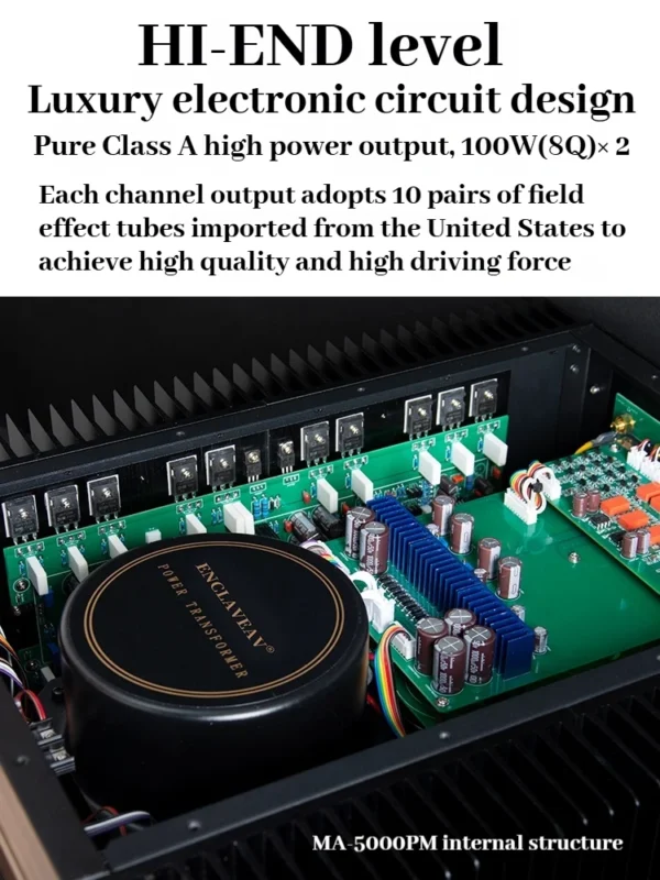 CHUBAN Reference Accuphase A75plus Power Amplifier: HiFi, High-Power, High-End, Fully Balanced Home Audio