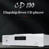 AMXEKR CD100 Audiophile CD Player with Top-Slide Cover, Balanced Decoding, Digital RCA Output, Home Audio with Remote Control