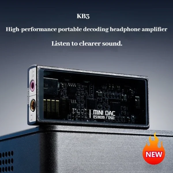 CHUBAN KB3 High-Performance Portable Headphone Amplifier for Audiophile Headphones and ES9039 Decoding Mobile Phone Amplifier