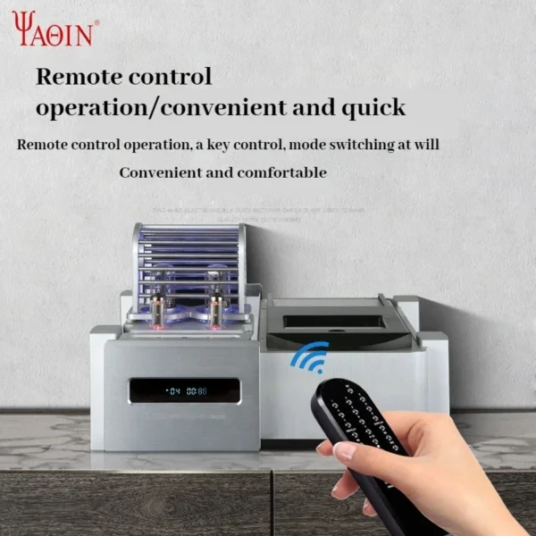 YAQIN SD-38A Electronic Tube CD Amplifier with Remote Control 6H8Cx2/6Z4x2 Player Fever HiFi Vacuum Tube Amplifier