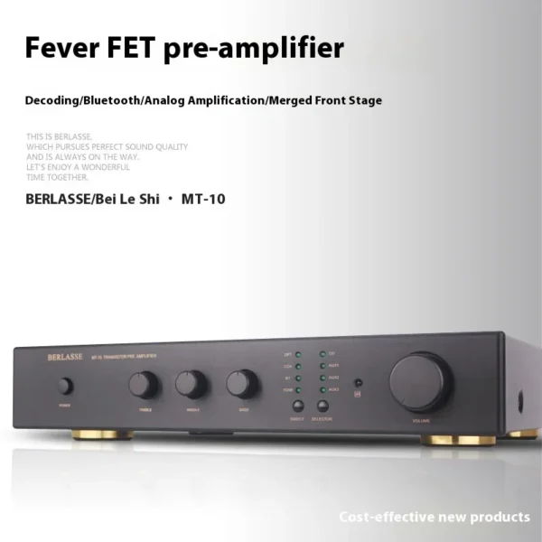 CHUBAN MT-10 Audiophile-grade Field Effect Preamplifier, 1794 Decoder, 5125 Bluetooth Module, with Remote Control, High-Fidelity