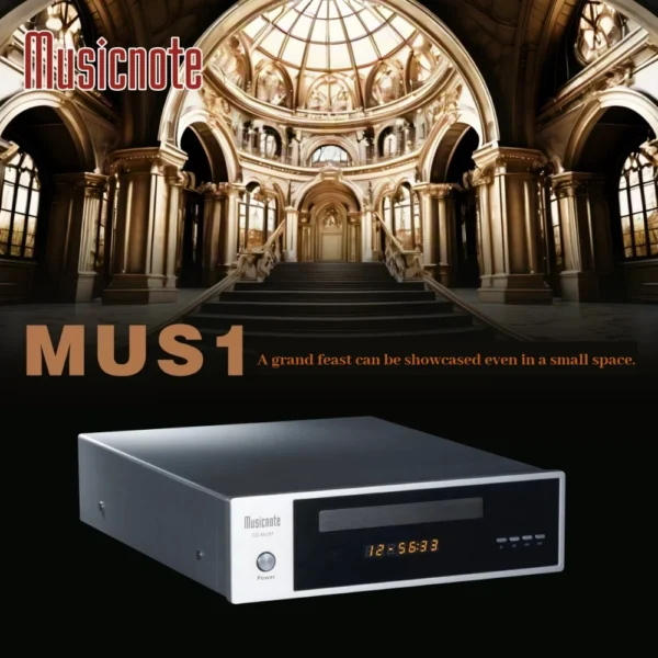 kf-S77787b01d3c245de9dd7d799d36fc304P-1 musicnote CD-MUS1 Home/Small Apartment Desktop CD Player, Professional HiFi Audiophile CD Player