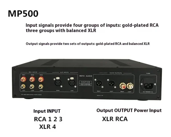 kf-S7cb2dc44026c41c0b91d3a059aa79d6c0 CHUBAN MP500 6922 Electronic Tube Pre-Amplifier for HIFI High-Fidelity Audio, Features Tone Balance and Remote Control