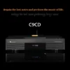 MUZISHARE C9 CD Player HiFi Music Streaming Audiophile Vacuum Tube ES9038Q2M Decoder HD Bluetooth 6KE8 Light