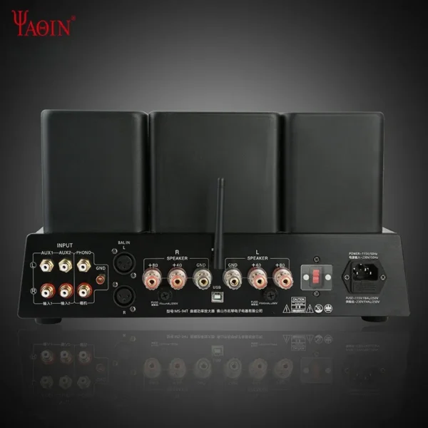 kf-S8773ec078c724b1c993d942442826f41M YAQIN MS-94T KT88 Tube Push-Pull Integrated Amplifier, 50W x 2 Balanced Input, Bluetooth Phono Stage Amplifier